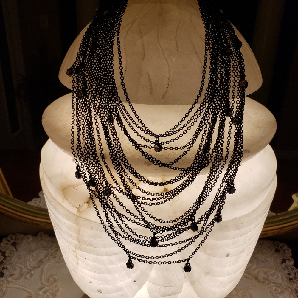 Necklace and earring set.